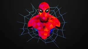 Spider Man In The Spider Web Wallpaper