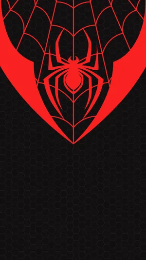 Spider Man Miles Morales Emblem Wallpaper