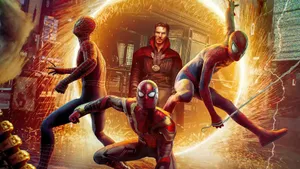 Spider Man No Way Home Opening Portal Wallpaper