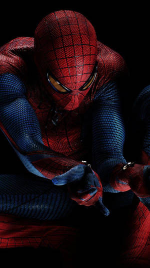 Spider-man Shooting Webs Superhero Iphone Wallpaper