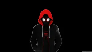 Spider-verse Spider-man Black Cover Wallpaper