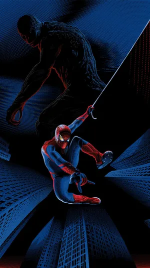 Spiderman And Lizard Amazing Phone Wallpaper