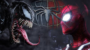 Spiderman And Venom Wallpaper