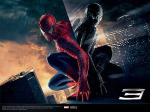 Spiderman Black And Red Wallpaper