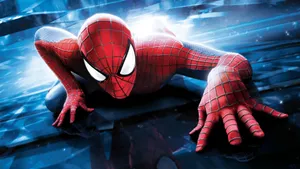 Spiderman Climbing Building Wallpaper