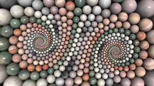 Spiral 3d Stone Art Wallpaper