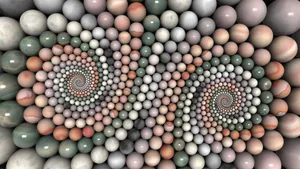 Spiral 3d Stone Art Wallpaper