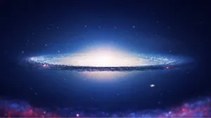 Spiral Galaxy And Stars Hd Wallpaper