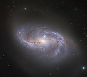 Spiral Galaxy In Outer Space Wallpaper