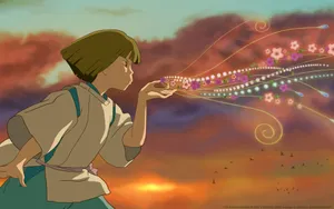 Spirited Away Haku Wind Art Wallpaper