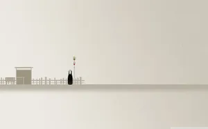 Spirited Away Minimalist No Face Wallpaper