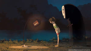 Spirited Away No Face Stalker Wallpaper
