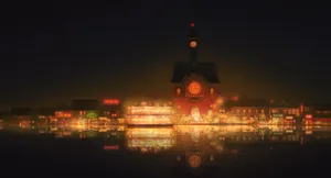 Spirited Away Spirit World City Wallpaper