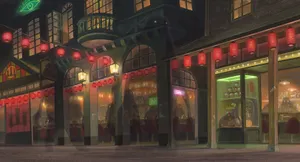 Spirited Away Spirit World Market Wallpaper
