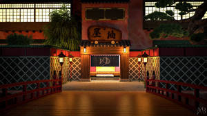 Spirited Away Yubaba's Bathhouse Wallpaper