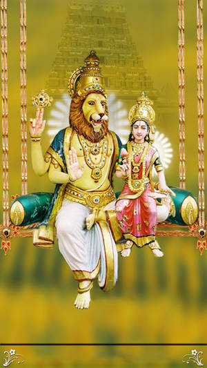 Spiritual Lord Narasimha Wallpaper