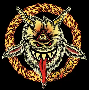 Spitfire Logo Demonic Monster Wallpaper
