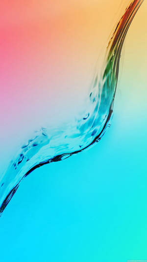 Splashing Water Gradient Background Mobile Wallpaper