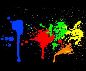 Splatter Paint 1901 X 1585 Wallpaper