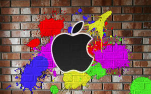 Splattered Paint Apple Macos Wallpaper