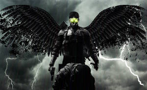 Splinter Cell Black Angel Wings Wallpaper