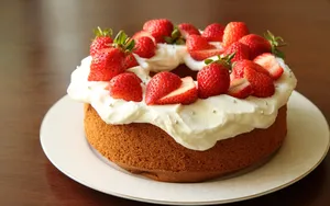 Sponge Cake Desserts Wallpaper