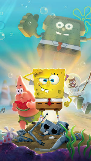 Spongebob Squarepants In 3d Wallpaper
