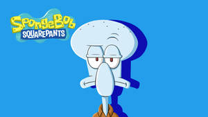 Spongebob Squarepants Sad Squidward Poster Wallpaper