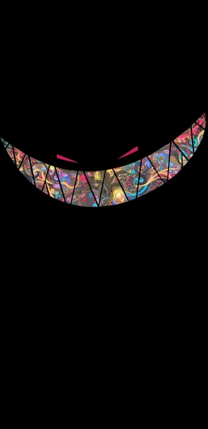 Spooky Aesthetic Grin Amoled Wallpaper