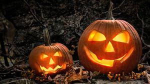 Spooky Jacks Halloween Aesthetic Wallpaper