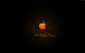 Spooky Yet Exciting Halloween Display On Iphone Screen Wallpaper