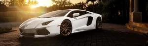 Sports Car Aventador Dual Wallpaper