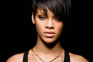 Sporty Rihanna In Short Hair Wallpaper