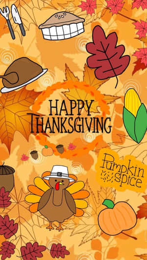 Spread The Joy Of Thanksgiving From Your Phone Wallpaper