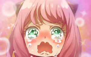 Spy X Family Anya Crying Wallpaper