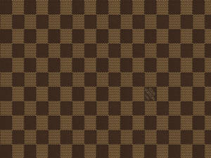 Square Louis Vuitton Vintage Checkered Wallpaper