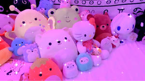 Squishmallows Collection Pink Aesthetic Wallpaper