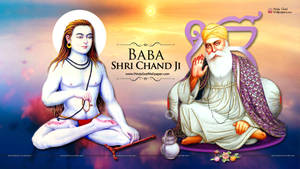 Sri Chand And Guru Ji Wallpaper