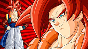 Ssj4 Gogeta Red Rays Wallpaper