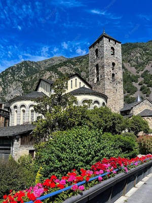 St. Esteve Of Andorra Church Wallpaper