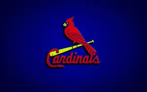 St Louis Cardinals Red Bird Emblem Wallpaper