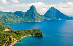 St. Lucia Jade Mountain Wallpaper