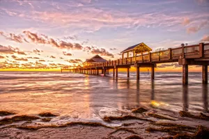 St Petersburg Beach Pier Wallpaper