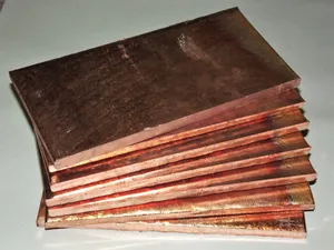 Stacked Copper Sheets Wallpaper