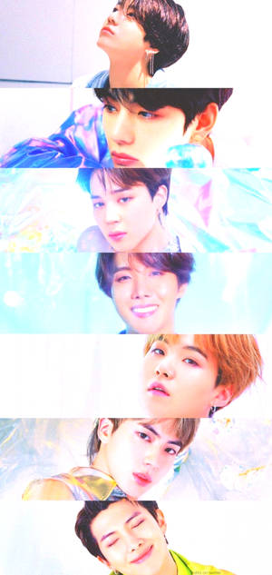 Stacked Layout Bts Lockscreen Wallpaper