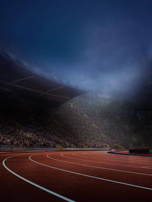 Stadium Athletic Track Wallpaper