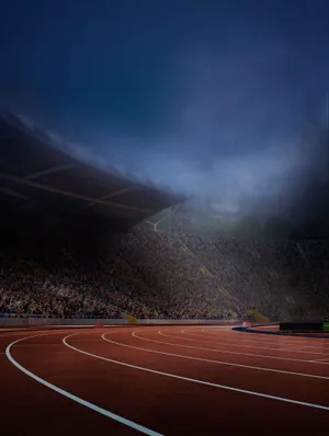Stadium Athletic Track Wallpaper