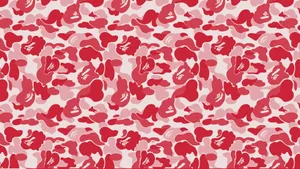 Stand Out In Red Bape Clothing Wallpaper