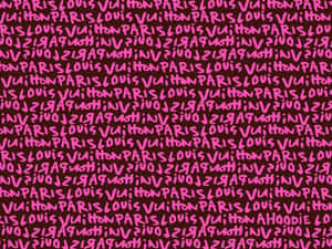 Stand Out In Style With This Gorgeous Louis Vuitton Pink Shoulder Bag Wallpaper