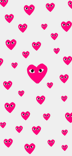 Stand Out With Cdg Play Collections Wallpaper
